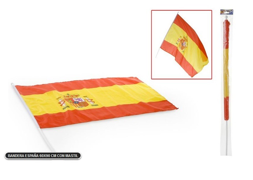 Bandera España con Palo