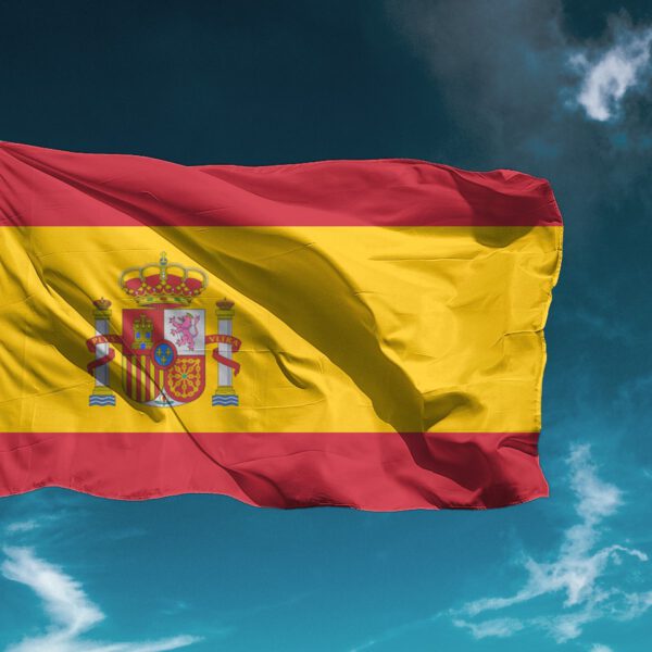 Bandera España con escudo