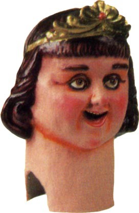 Cabezudo Blancanieves 70 cm.