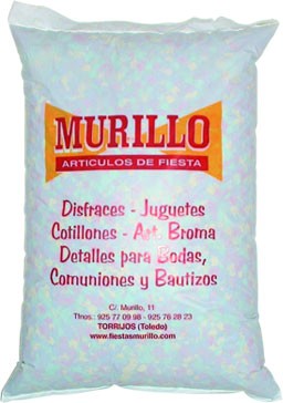 Bolsa de 1 kg. confetti multicolor