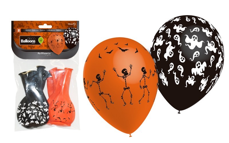 Bolsa 10 Globos Halloween