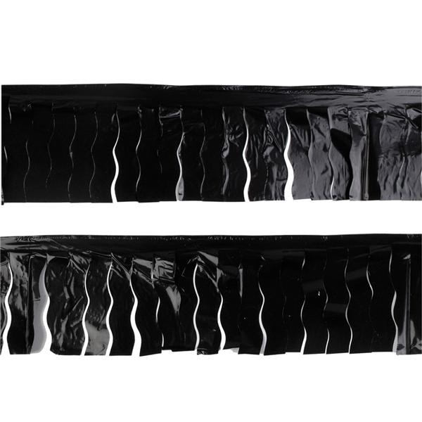 Bolsa de Fleco plástico Negro