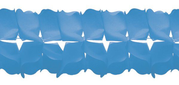 Guirnalda papel Azul