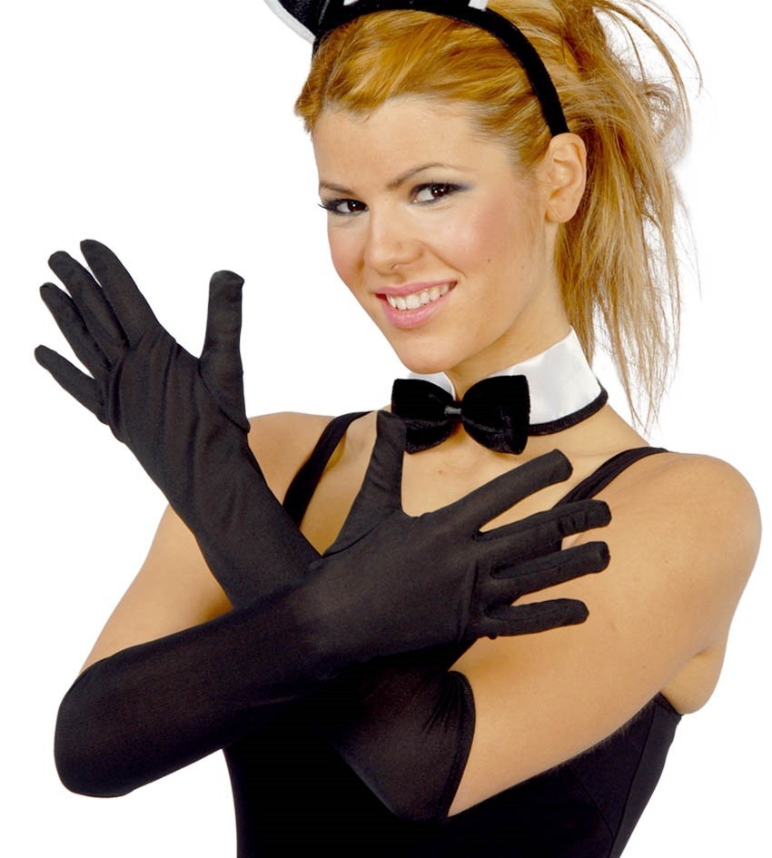 Guantes Largos Negros