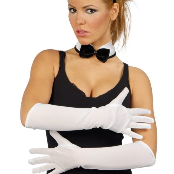 Guantes Largos Blancos
