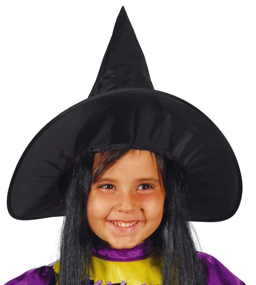 Sombrero Bruja con Pelo