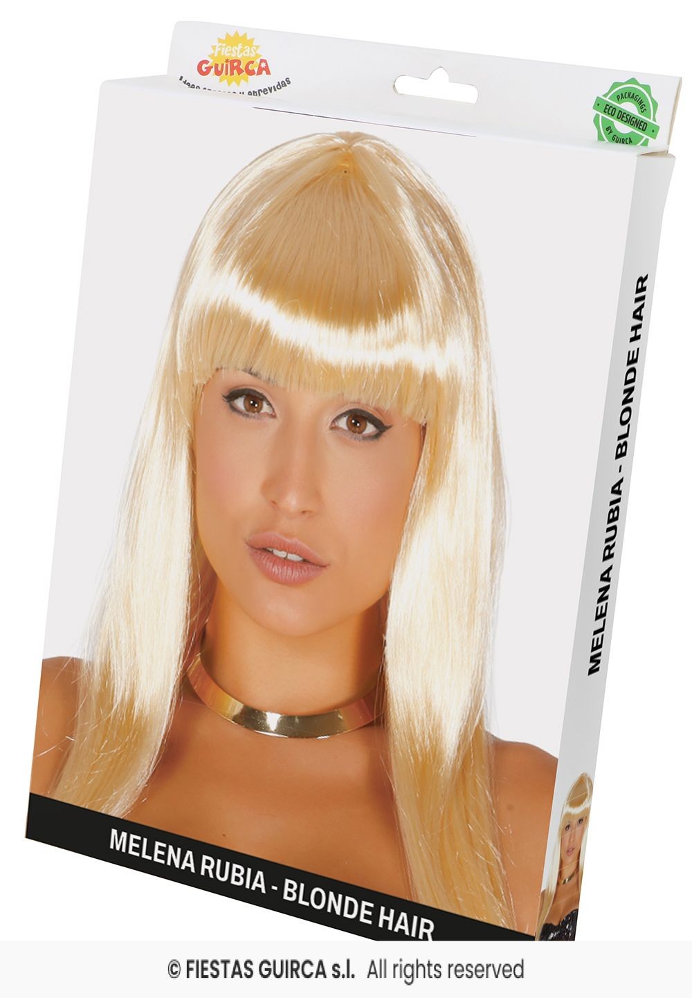 Peluca Melenas Rubia
