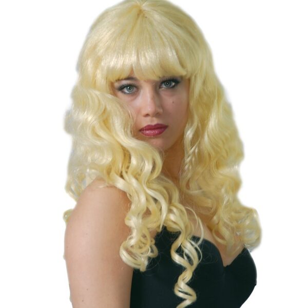 Peluca Rizos Rubia