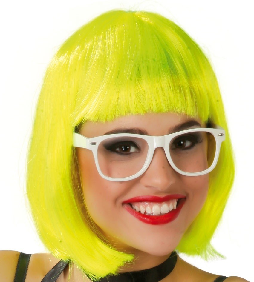 Peluca Amarilla Corta