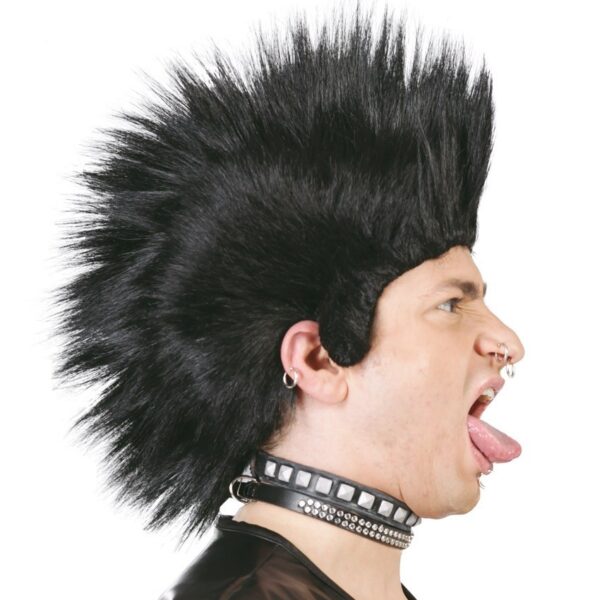 Peluca Punk Negra