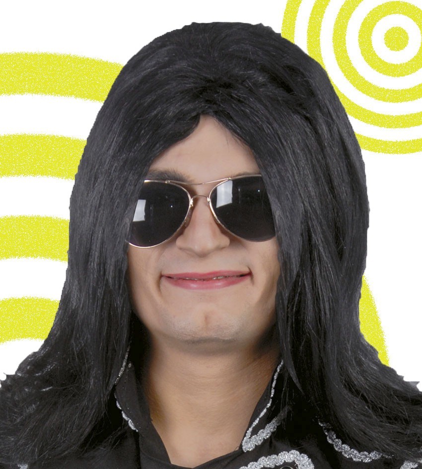 Peluca Rey del Pop Lisa