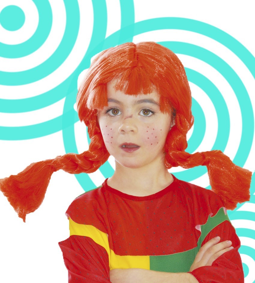Peluca Pipi Infantil