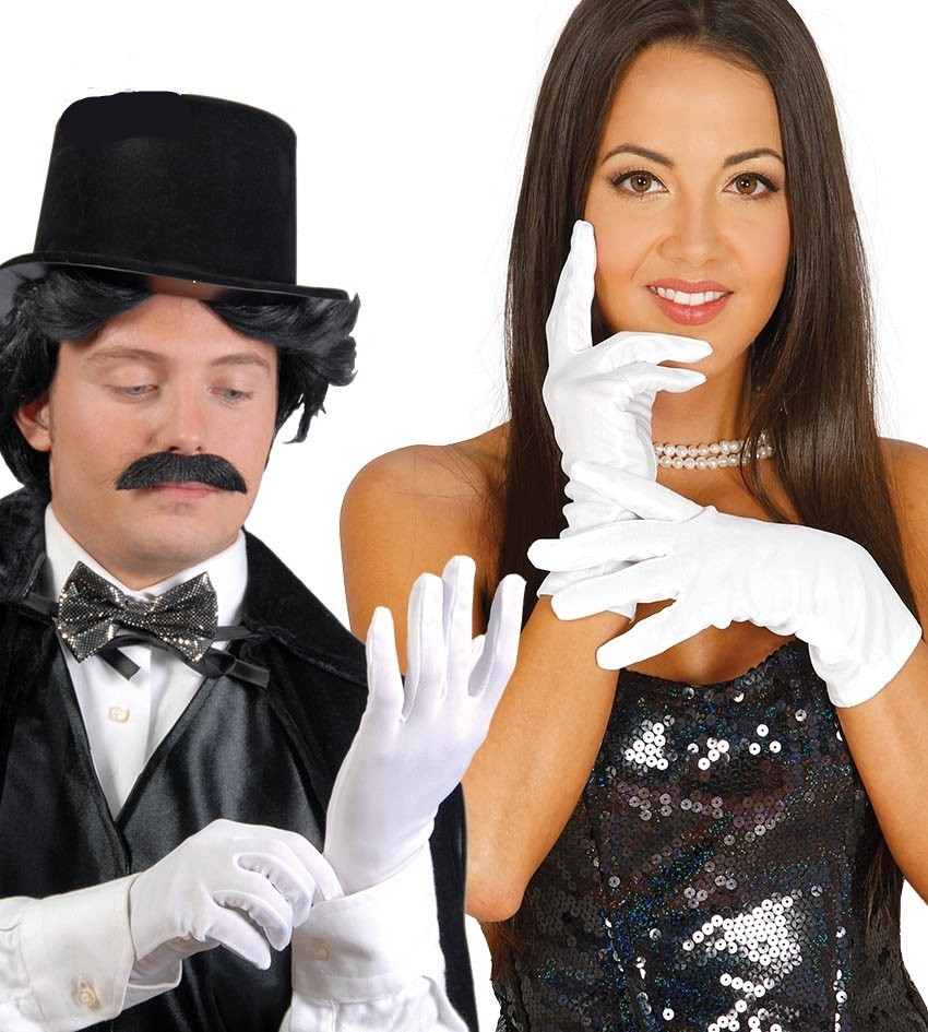 Guantes Cortos Blancos