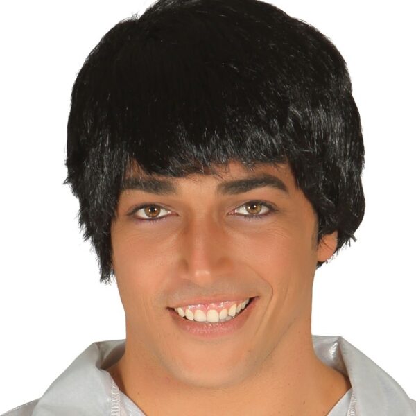 Peluca Hombre Negra