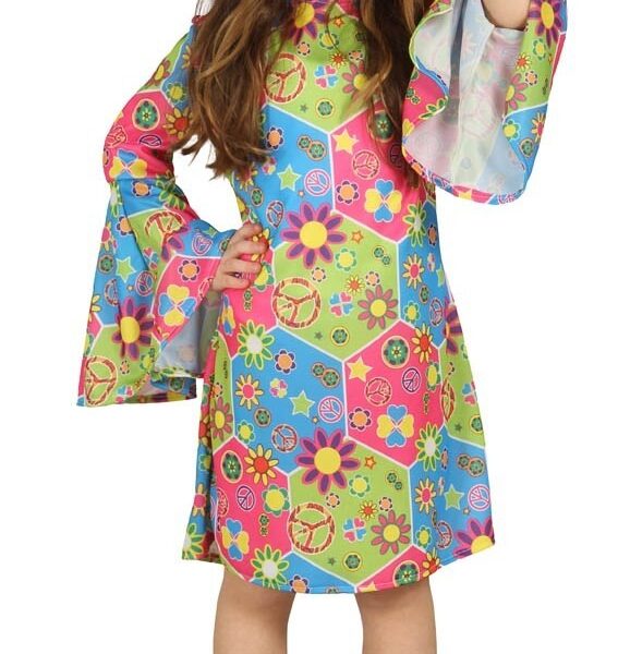 Disfraz de Hippie Niña
