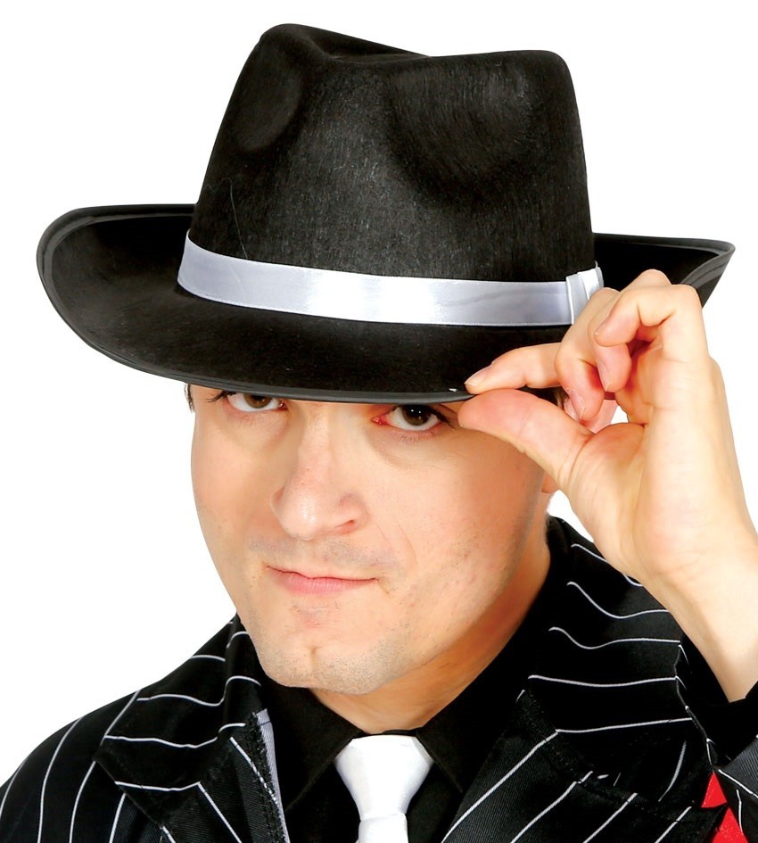 Sombrero Gangster Negro