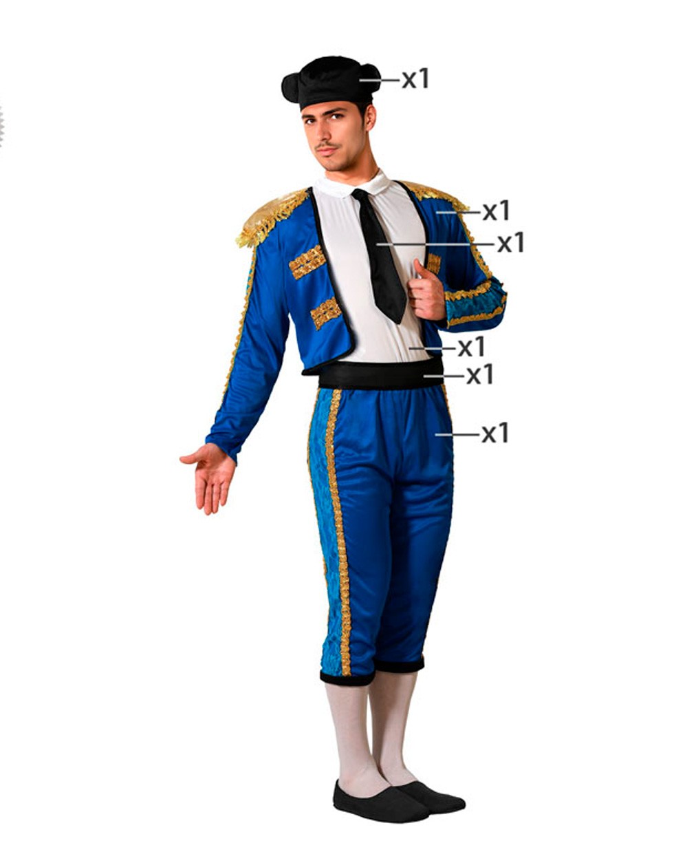 Disfraz de Torero Azul