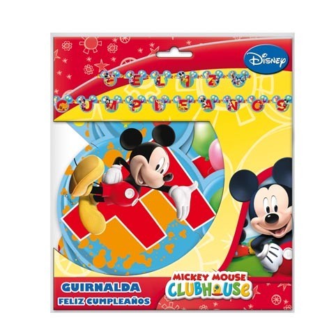 Guirnalda Feliz Cumpleaños Mickey