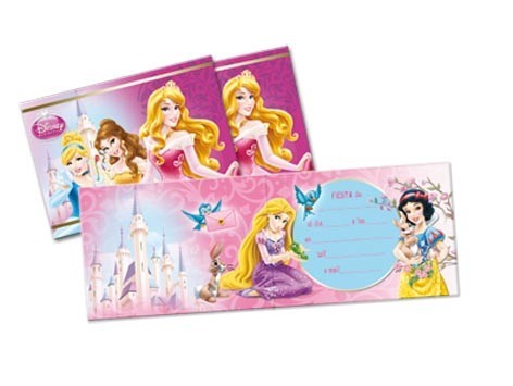 Invitaciones de las Princesas