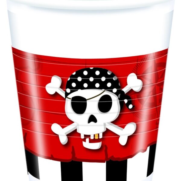 Vasos Cumpleaños Piratas