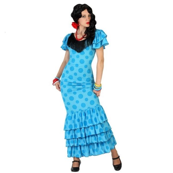 Disfraz de Sevillana Azul