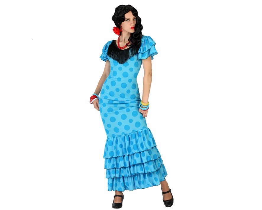 Disfraz de Sevillana Azul