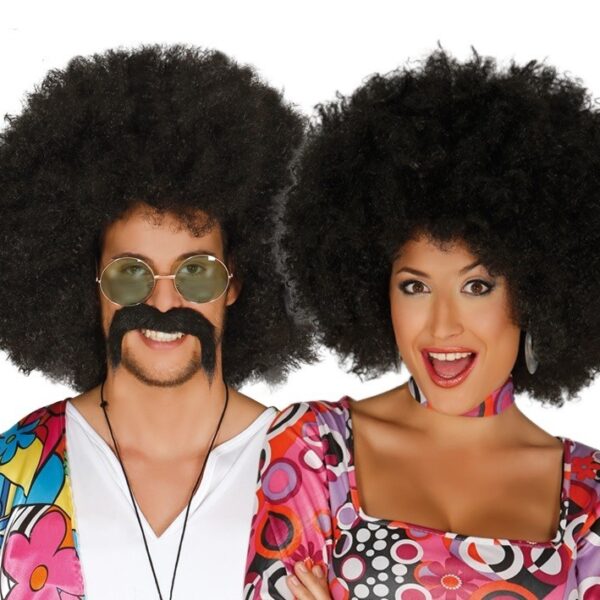 Peluca Afro Negra
