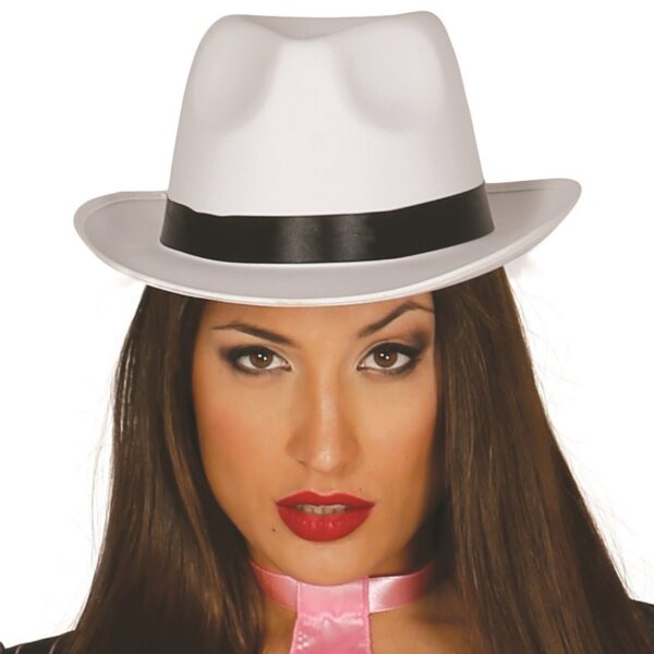 Sombrero Ganster Blanco