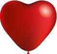 Bolsa Globos Corazón Grandes