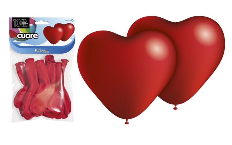 Bolsa de Globos de Corazon