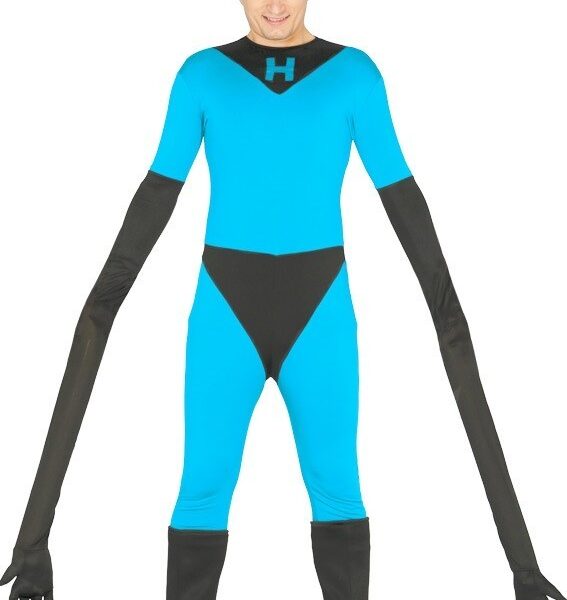 Disfraz del hombre elastico