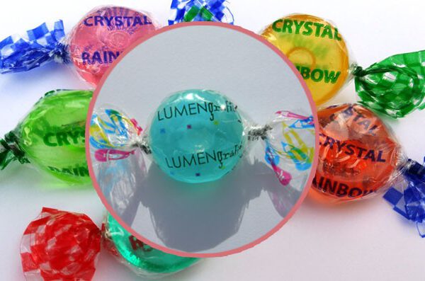 Caramelo crystal publicidad