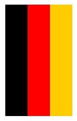 Bandera plástico de Alemania
