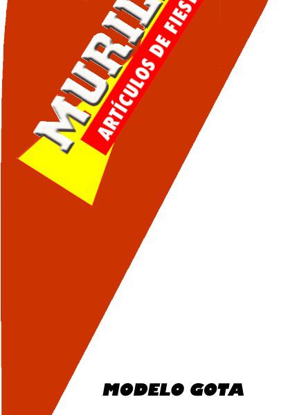 Bandera Publicitaria Modelo Gota
