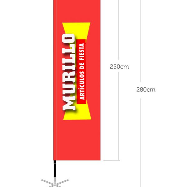 Bandera publicitaria modelo Easy