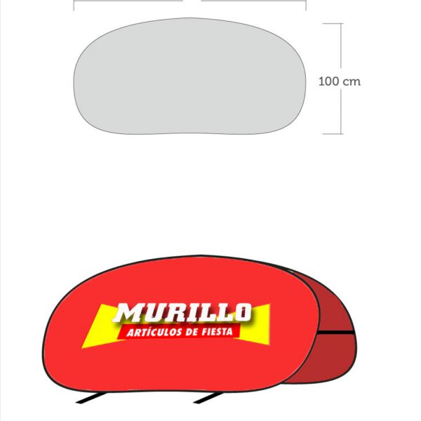 Bandera publicitara modelo pop-banner