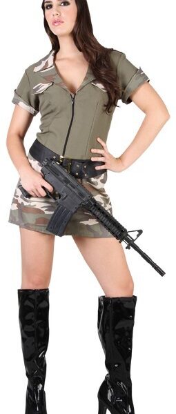 Disfraz de Chica Militar