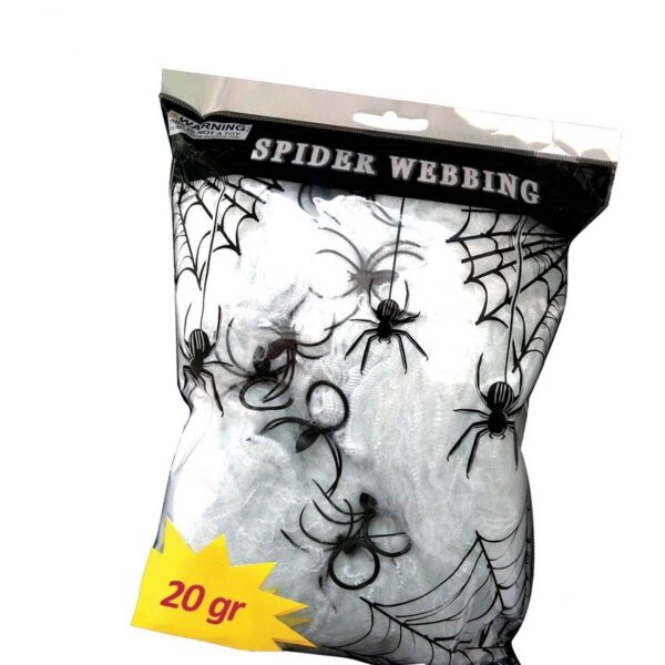 Tela de araña para decoración