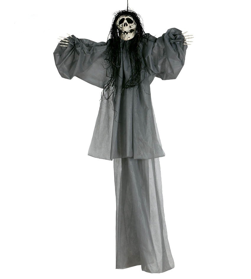 Esqueleto gris para decoración