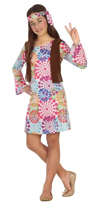 Disfraz de hippie chica