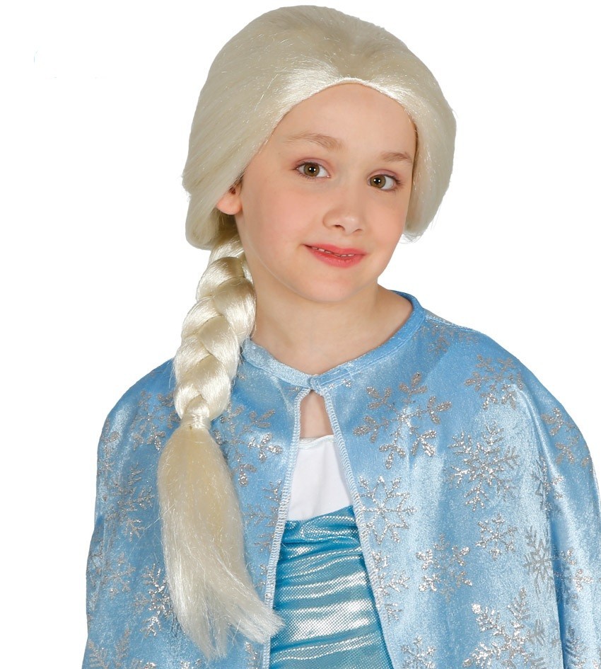 Peluca princesa infantil