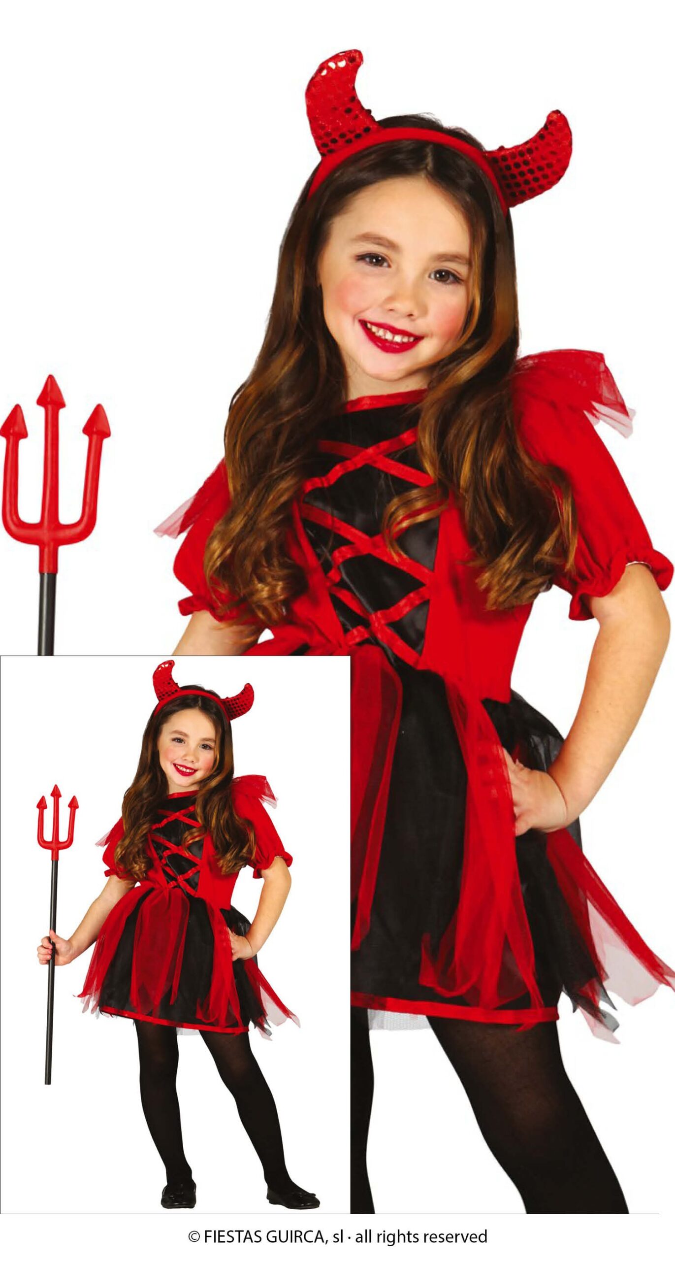 Disfraz de Diabla infantil