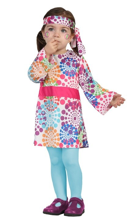 Disfraz de hippie bebe