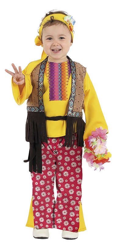 Disfraz de Hippie niña