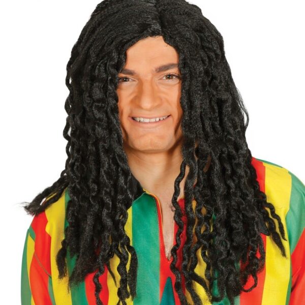 Peluca Rasta Negra