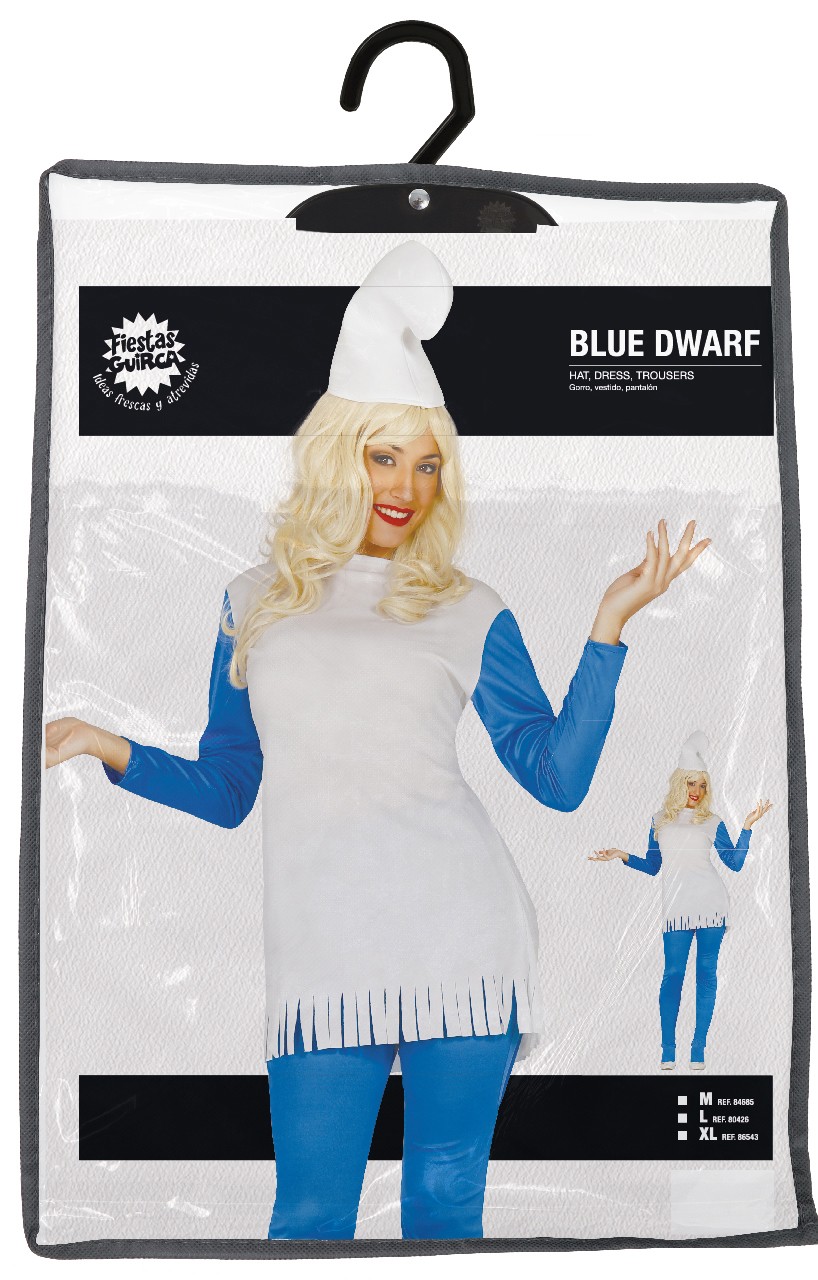 Disfraz de Enanita Azul