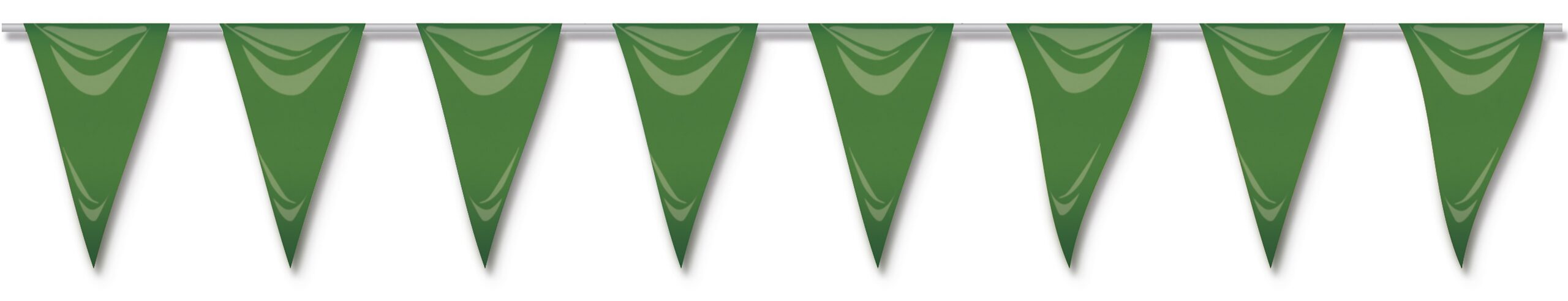 Gallardete plástico verde