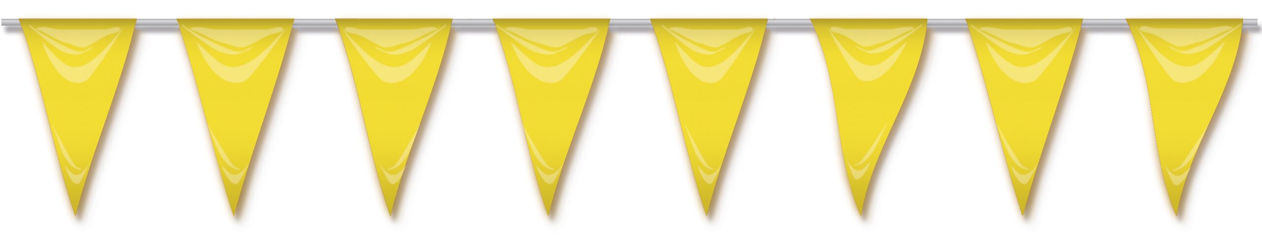 Bandera Triangular Amarillo