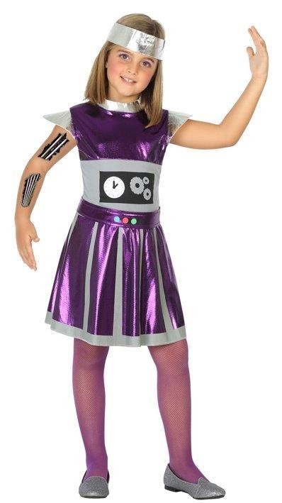 Disfraz de robot niña