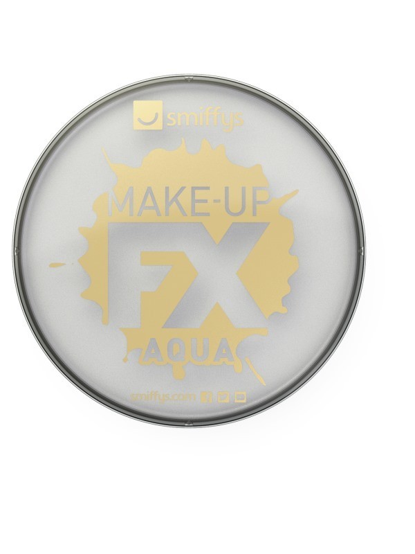 Maquillaje al agua plata